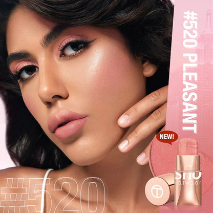 O.TWO.O High Pigment Blush Stick - Lip Cheek and Eye Cream