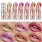 Quicksand Gold Glitter Lipstick - Silky Grapefruit Orange Shine
