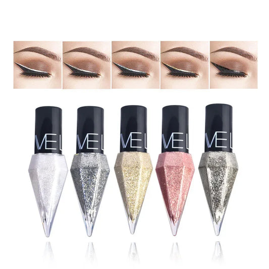 Diamond Glitter Liquid Eyeshadow Eyeliner - Rose Gold Korean Makeup