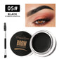 Matte Brown Black Waterproof Eyebrow Cream