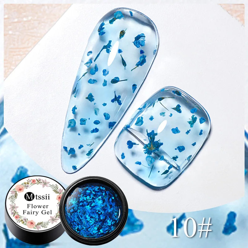 MTSSII Dried Flower Gel Nail Polish - Fairy Series Nail Art
