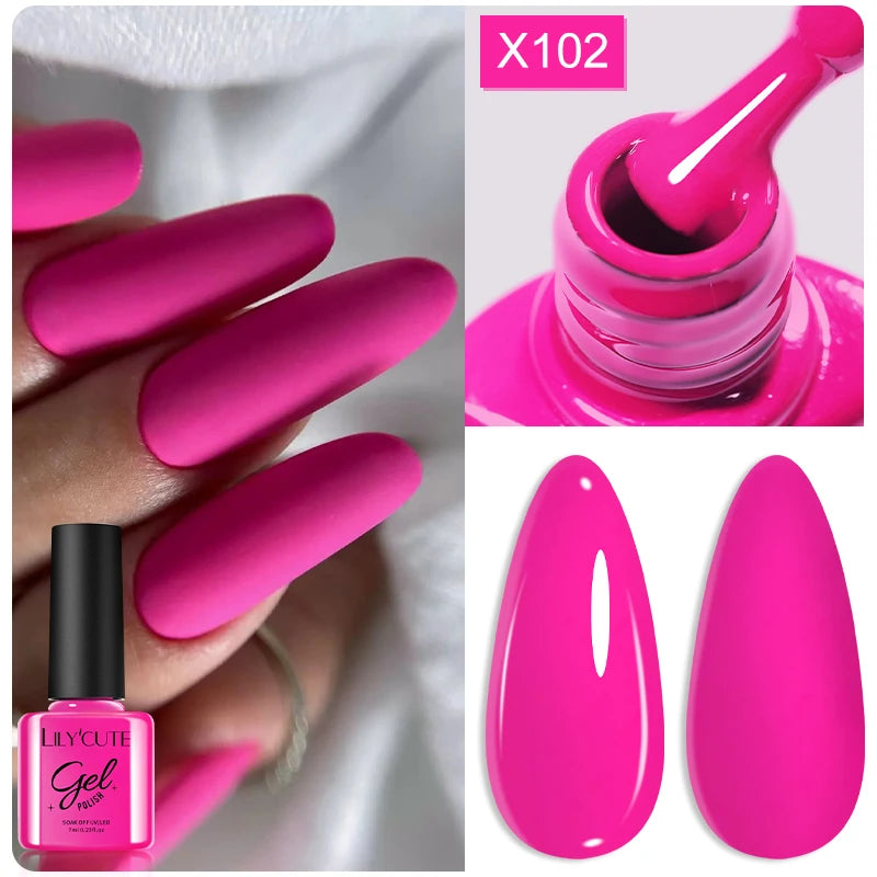 LILYCUTE 7ml Thermal Color-Changing Gel Nail Polish