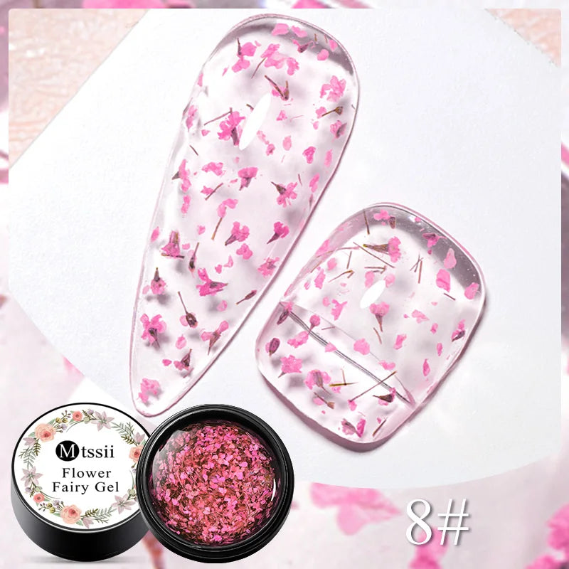MTSSII Dried Flower Gel Nail Polish - Fairy Series Nail Art