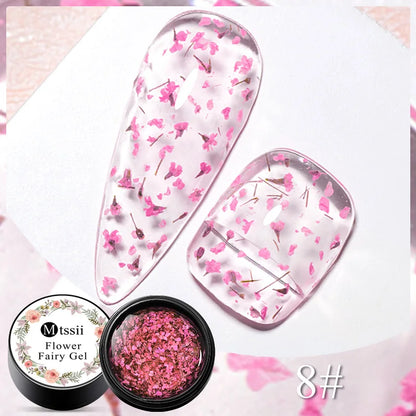 MTSSII Dried Flower Gel Nail Polish - Fairy Series Nail Art