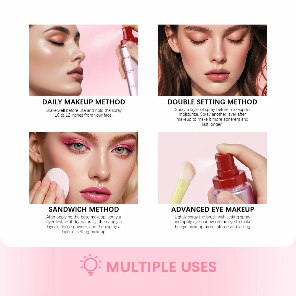 Mattifying Waterproof Makeup Setting Spray - Oil Control Finish