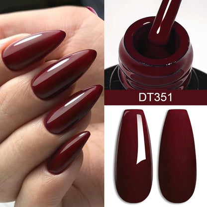 MEET ACROSS 7ml Wine Red French Gel Polish
