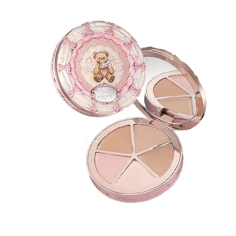 Flower Knows Sweetie Bear 4-Color Concealer Palette