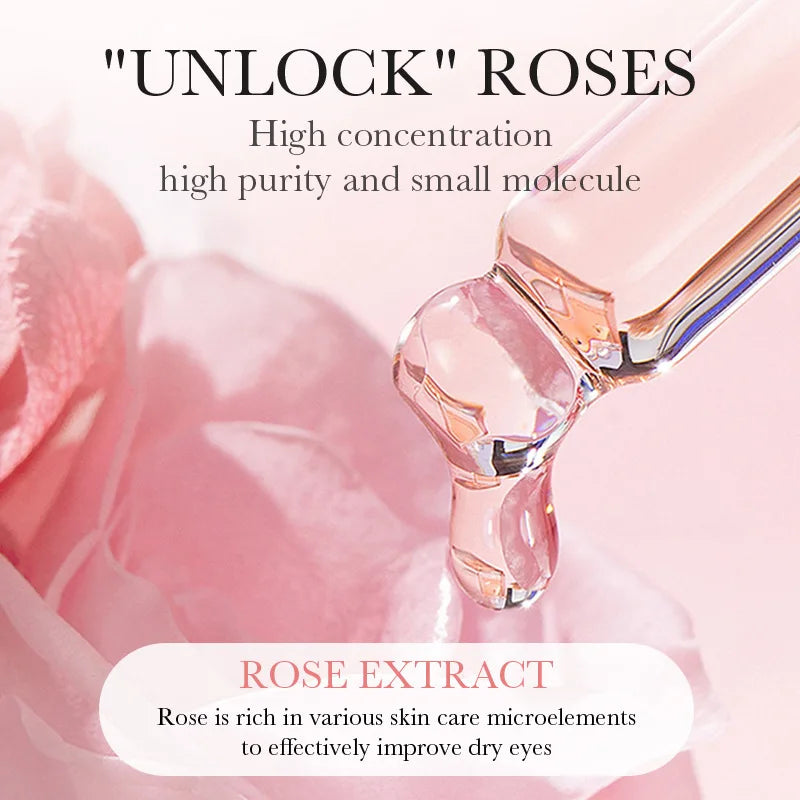BIOAQUA Rose Hyaluronic Acid Eye Mask - 60-Piece Moisturizing Patches
