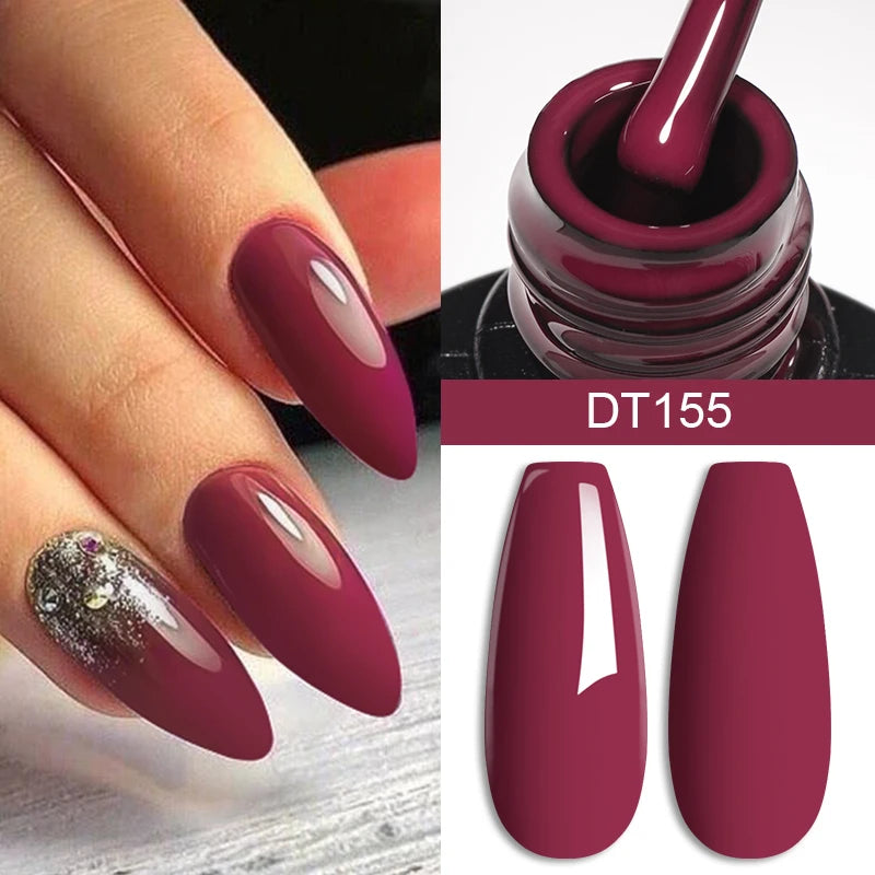 MEET ACROSS 7ml Wine Red French Gel Polish