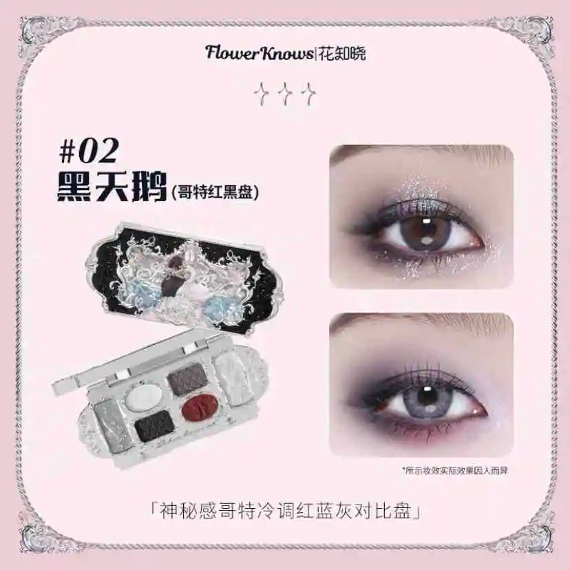 Flower Knows Moonlight Mermaid 8-Color Eyeshadow Palette