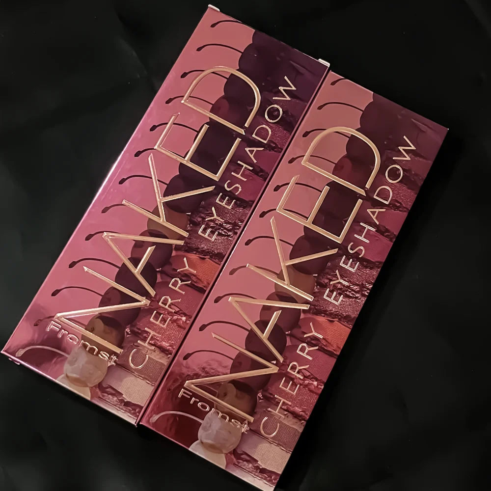 12-Color Brown Pink Eyeshadow Palette - Long-Lasting Eye Makeup