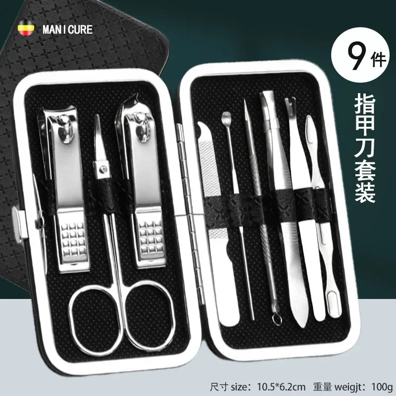 19-Piece Nail Clipper Grooming Set - Manicure Pedicure Tools
