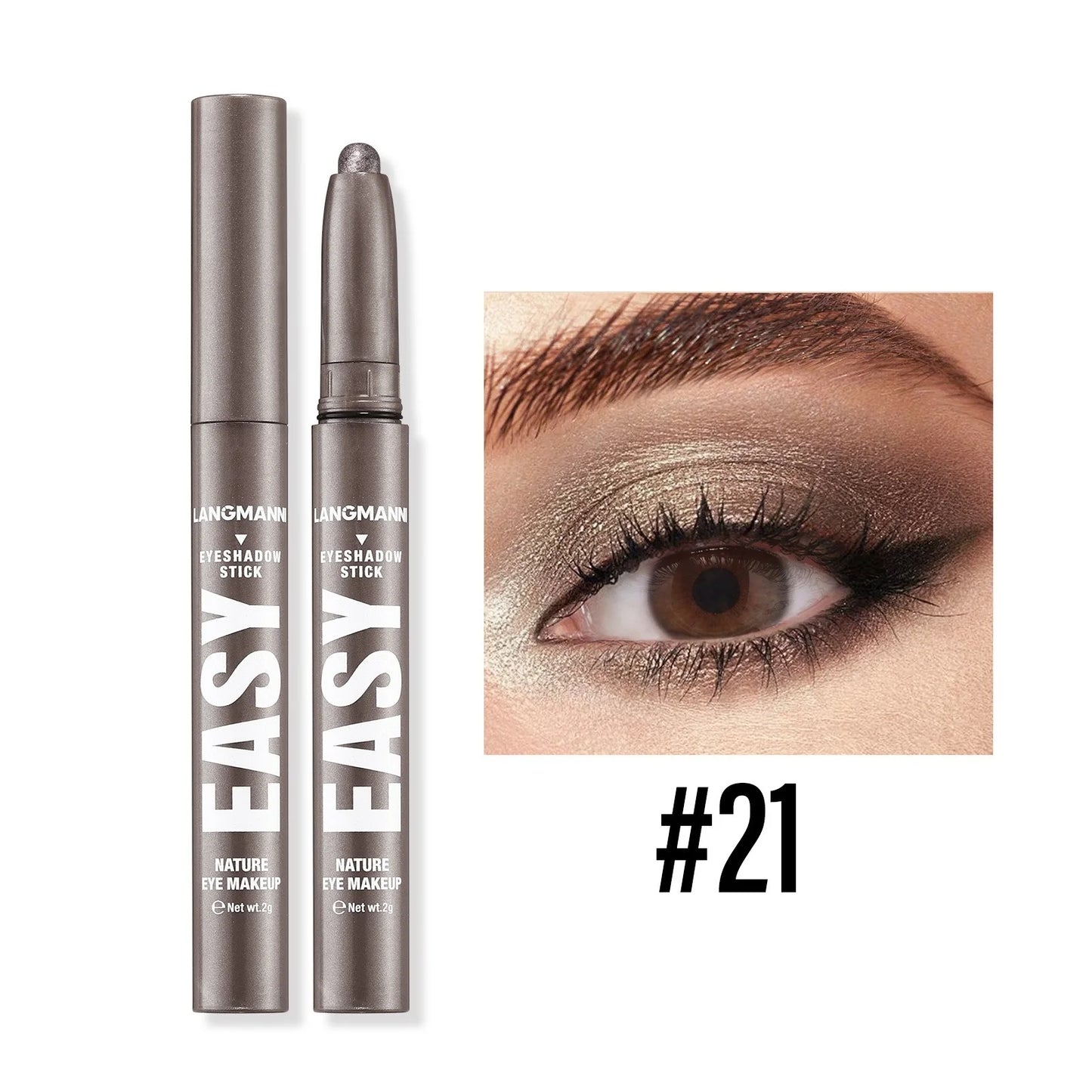12-Color Pearly Waterproof Eyeshadow Stick Set