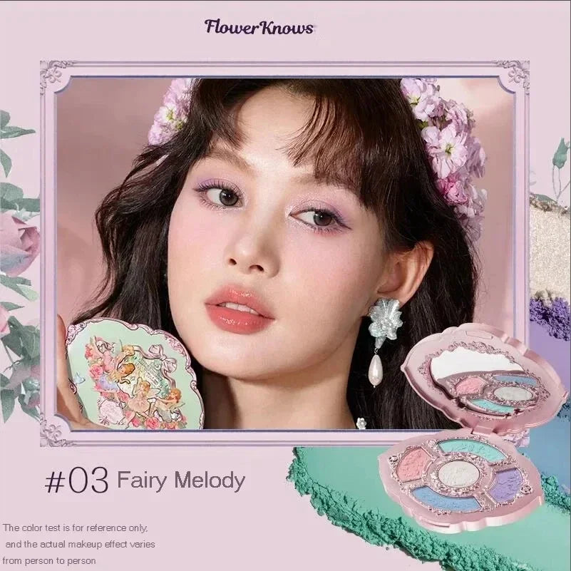 Flower Knows Moonlight Mermaid 8-Color Eyeshadow Palette