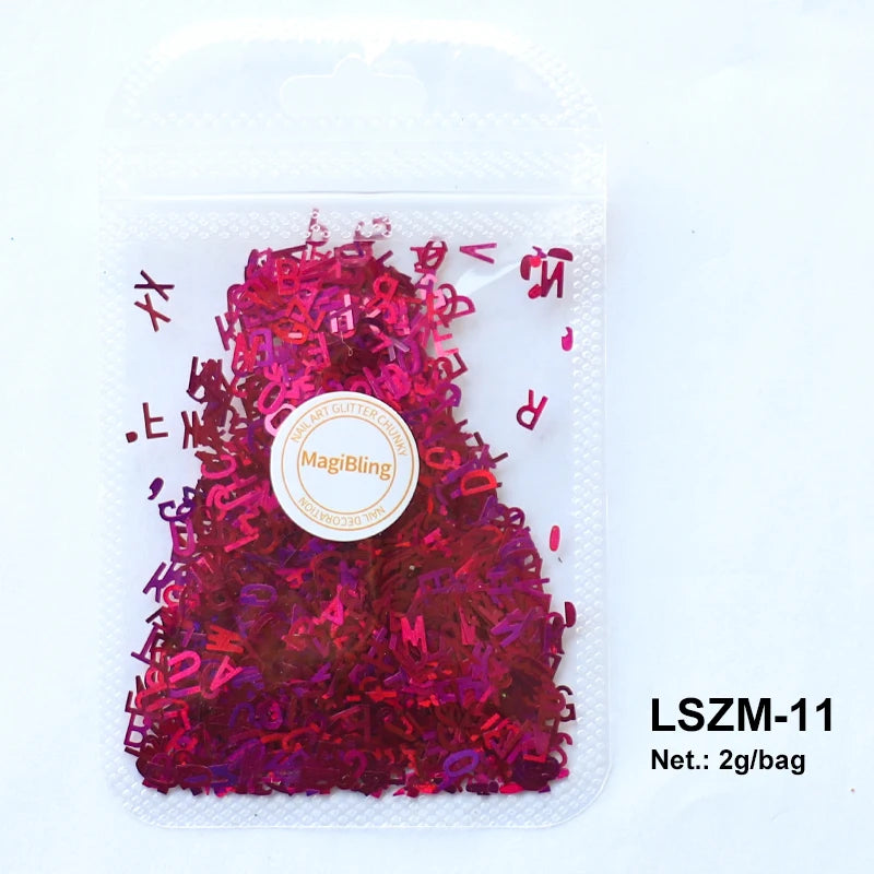 2g Holographic Nail Art Glitter - Star Butterfly Sequins Flakes