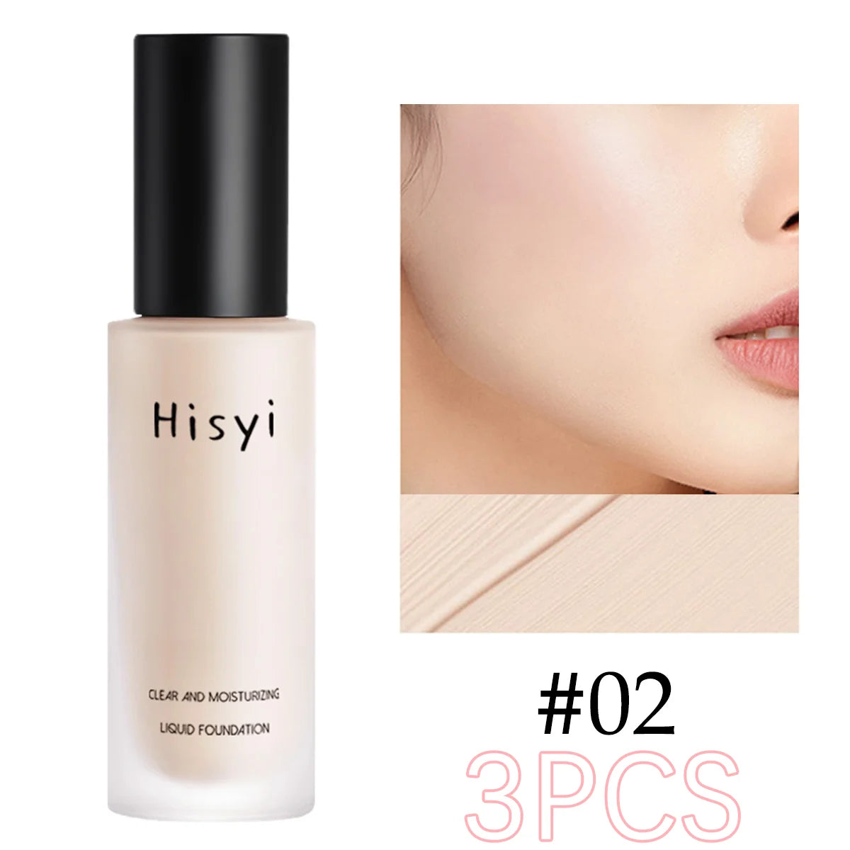 Natural Finish Liquid Foundation Concealer