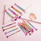 4-Piece Gradient Mermaid Makeup Brush Kit - Face and Eye Set