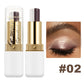 Double-Color Glitter Eyeshadow Stick - Waterproof Metallic Eye Makeup