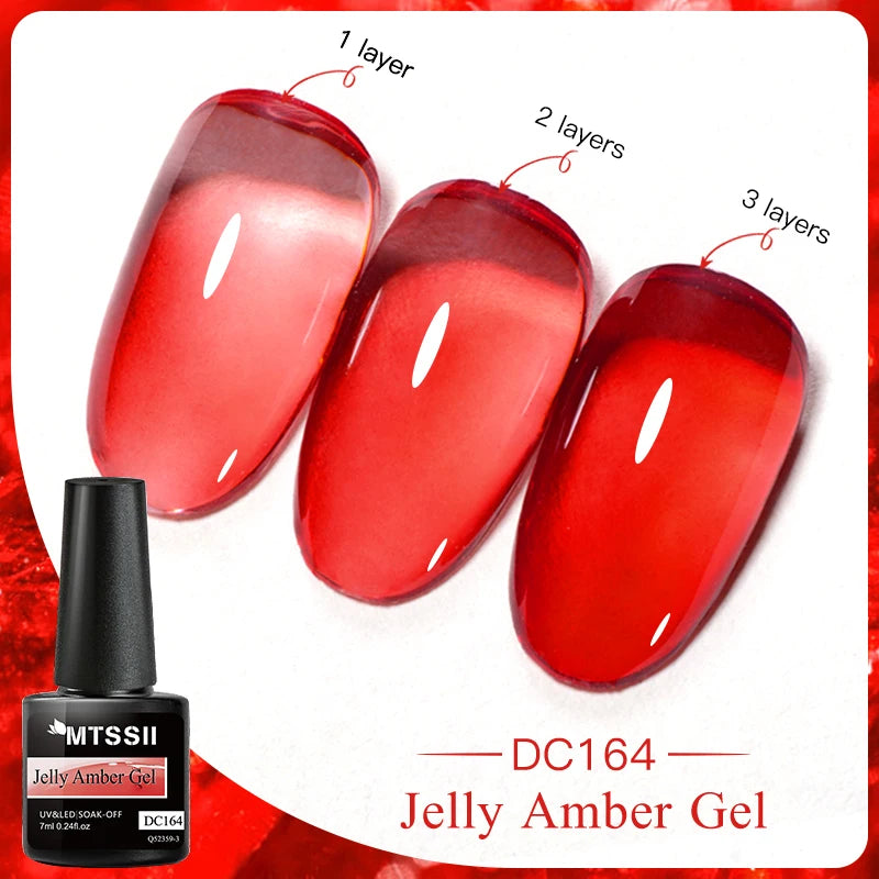 MTSSII Dried Flower Gel Nail Polish - Fairy Series Nail Art