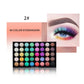 40-Color Matte Glitter Eyeshadow Palette - Nude Shimmer Makeup Set