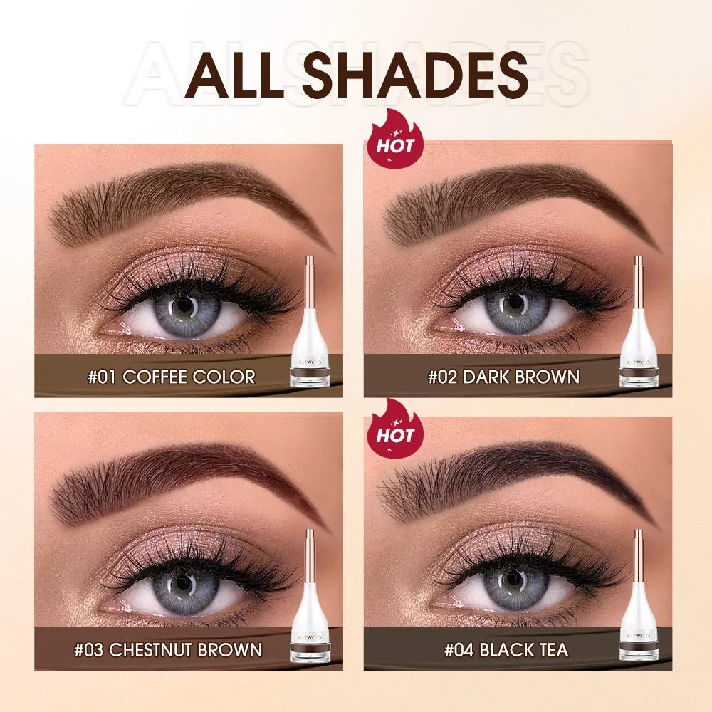 O.TWO.O Tinted Sculpted Brow Gel With Brush