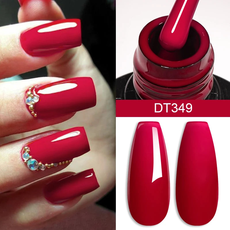 MEET ACROSS 7ml Wine Red French Gel Polish