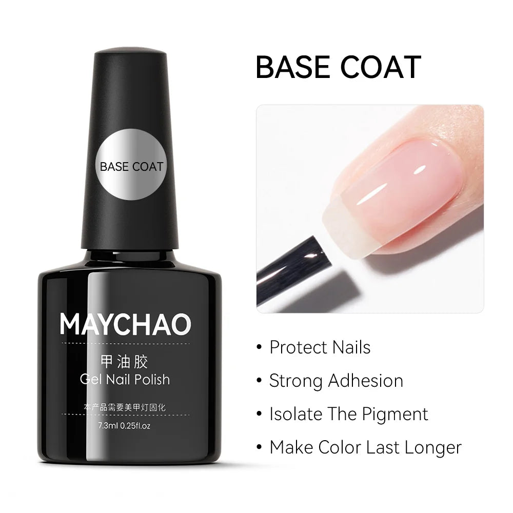 MAYCHAO 7.3ml Transparent Jelly Nude Gel Polish