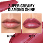 Quicksand Gold Glitter Lipstick - Silky Grapefruit Orange Shine
