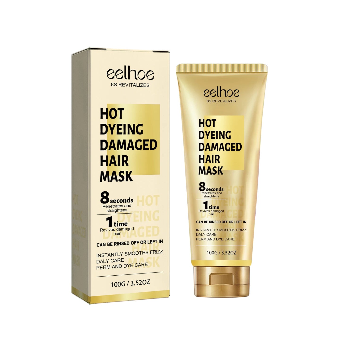 8 Seconds Keratin Hair Cream - Frizz Control Repair Mask
