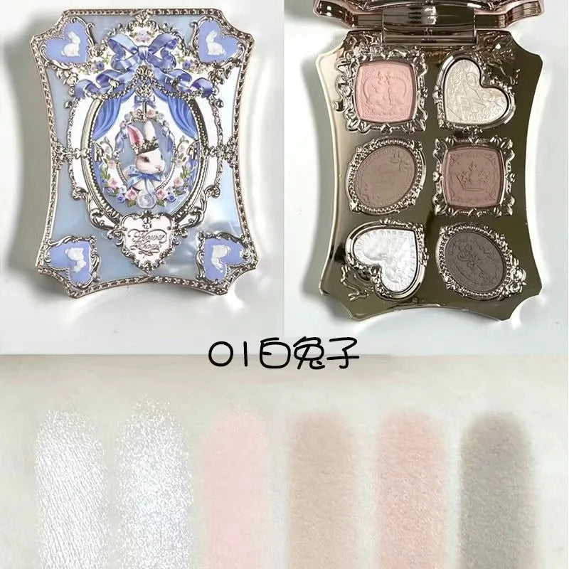 Flowerknows Strawberry Cupid Complexion Palette - Blush Eyeshadow Highlighter
