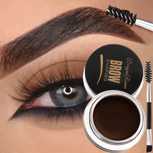 Matte Brown Black Waterproof Eyebrow Cream