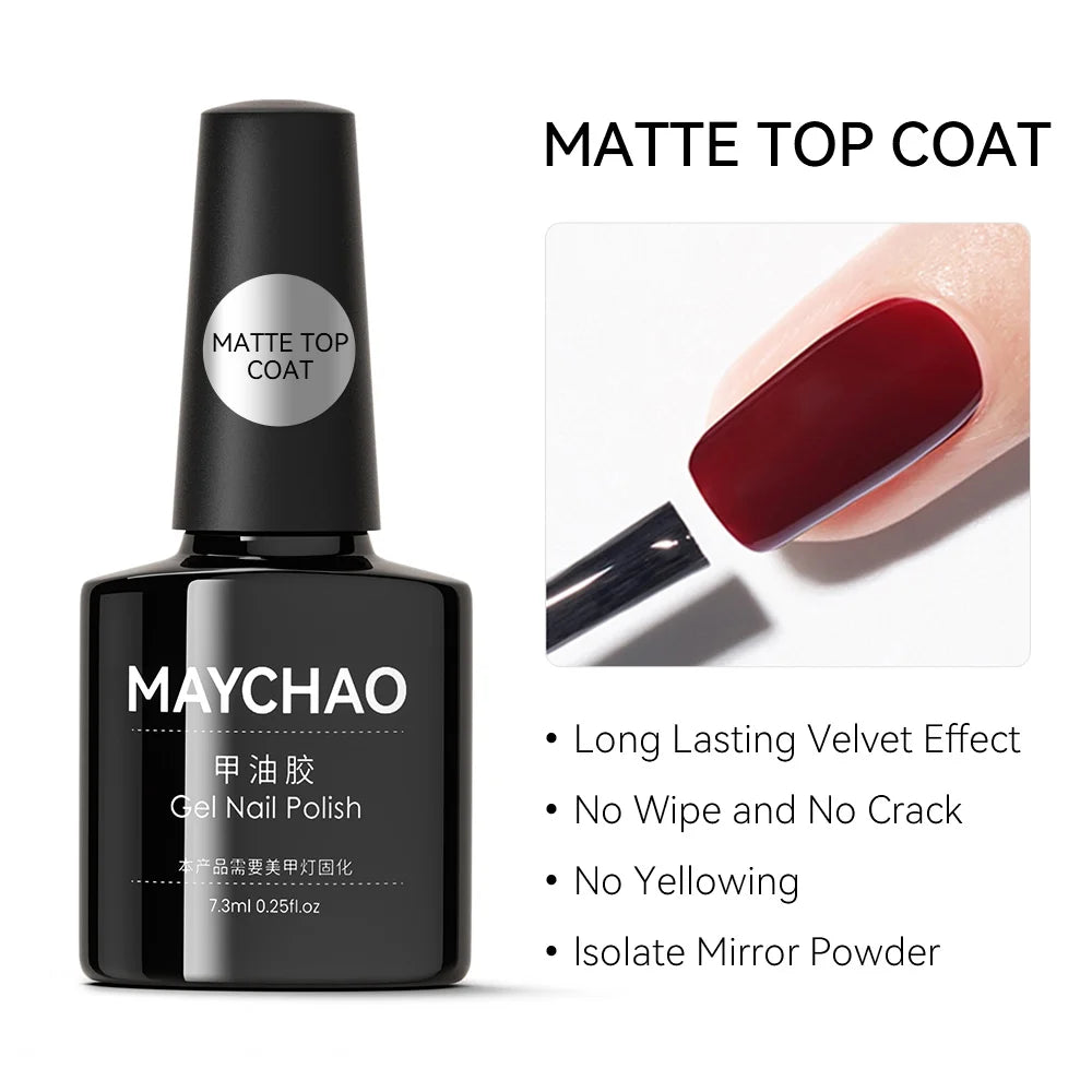 MAYCHAO 7.3ml Transparent Jelly Nude Gel Polish