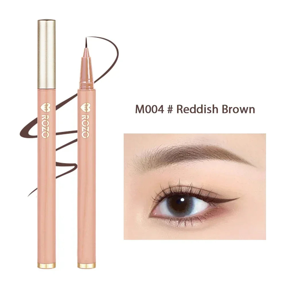 7-Color Glitter Eyeliner Pencil Set - Champagne Gold Eye Makeup
