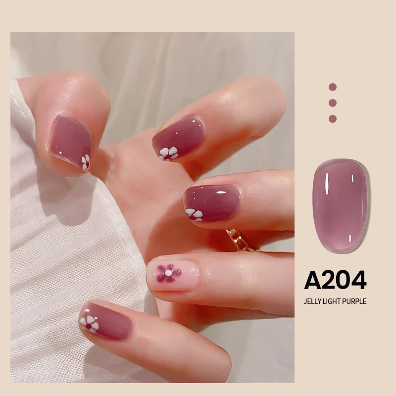 MAYCHAO 7.3ml Transparent Jelly Nude Gel Polish