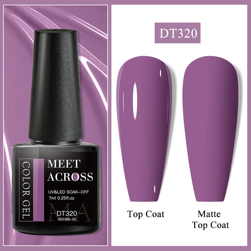 MEET ACROSS 7ml Wine Red French Gel Polish