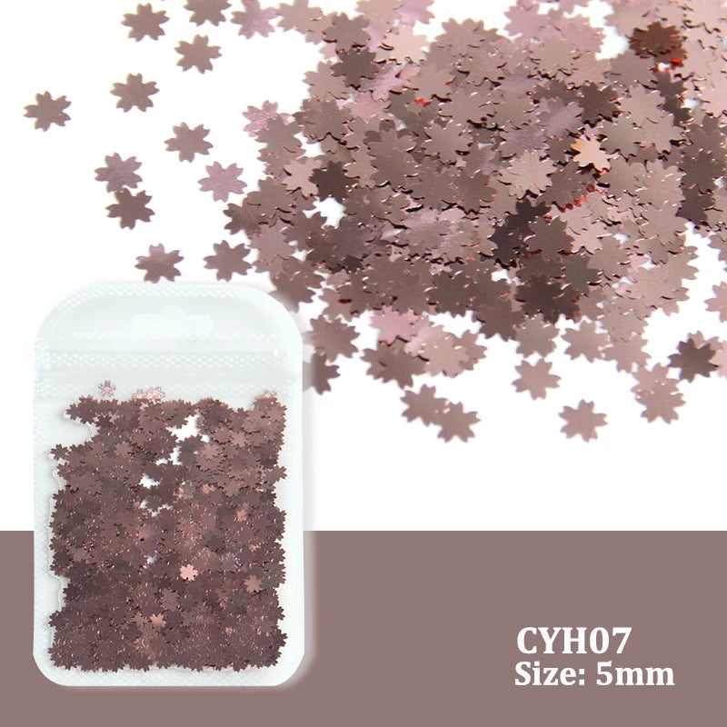 2g Holographic Nail Art Glitter - Star Butterfly Sequins Flakes