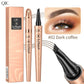 4-Tip Waterproof Microblade Brow Pencil