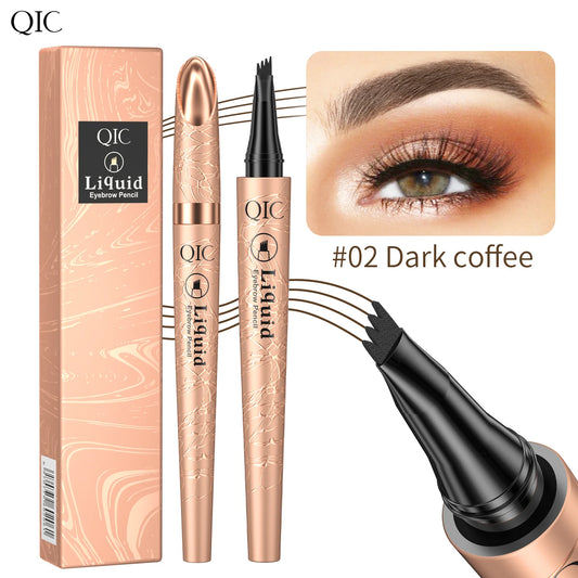 4-Tip Waterproof Microblade Brow Pencil