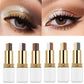 Double-Color Glitter Eyeshadow Stick - Waterproof Metallic Eye Makeup