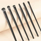 6-Piece Eye Makeup Brush Set - Contour Eyeliner and Brow Tools