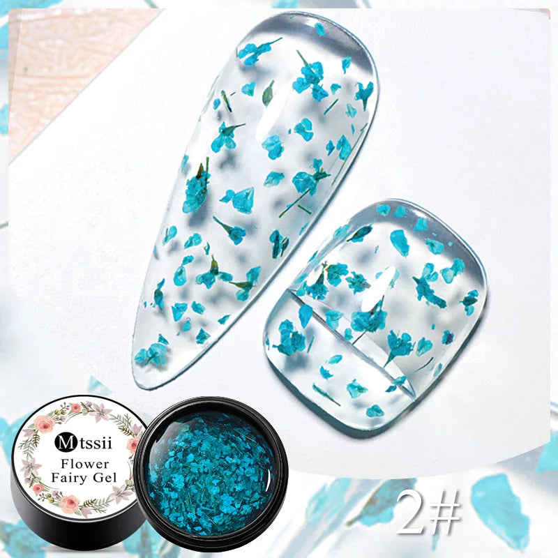 MTSSII Dried Flower Gel Nail Polish - Fairy Series Nail Art