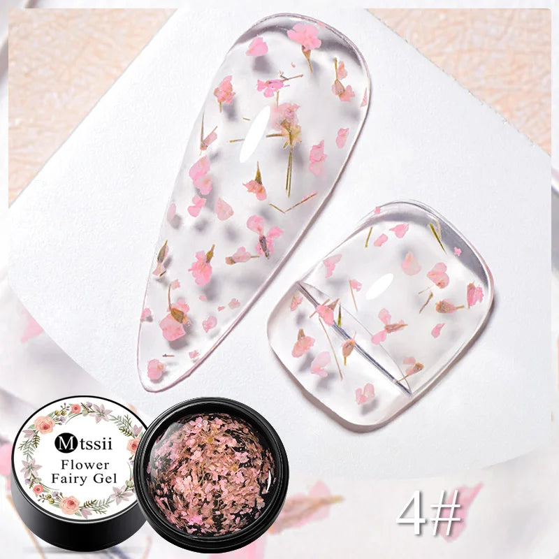 MTSSII Dried Flower Gel Nail Polish - Fairy Series Nail Art