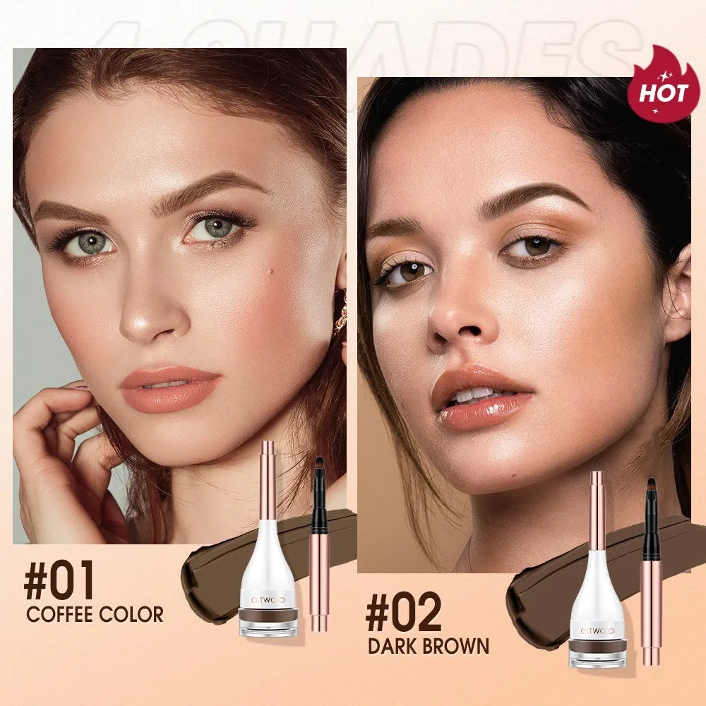 O.TWO.O Tinted Sculpted Brow Gel With Brush