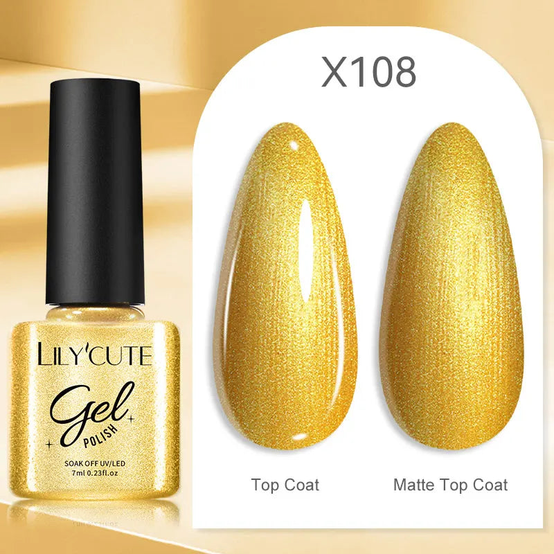 LILYCUTE 7ml Thermal Color-Changing Gel Nail Polish