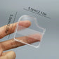 Reusable Transparent Silicone Makeup Sponge - Non-Absorbent Beauty Tool