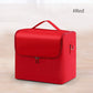 Large 4-Tier Makeup Train Case - Adjustable Nail & Beauty Organizer
