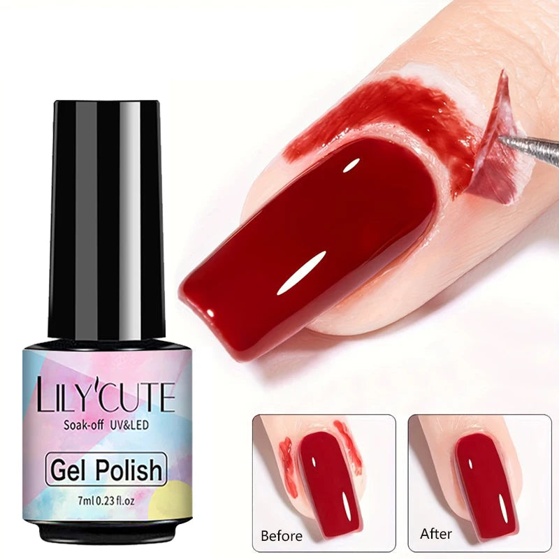 LILYCUTE Peel-Off Nail Latex Tape - Anti-Overflow Manicure Guard