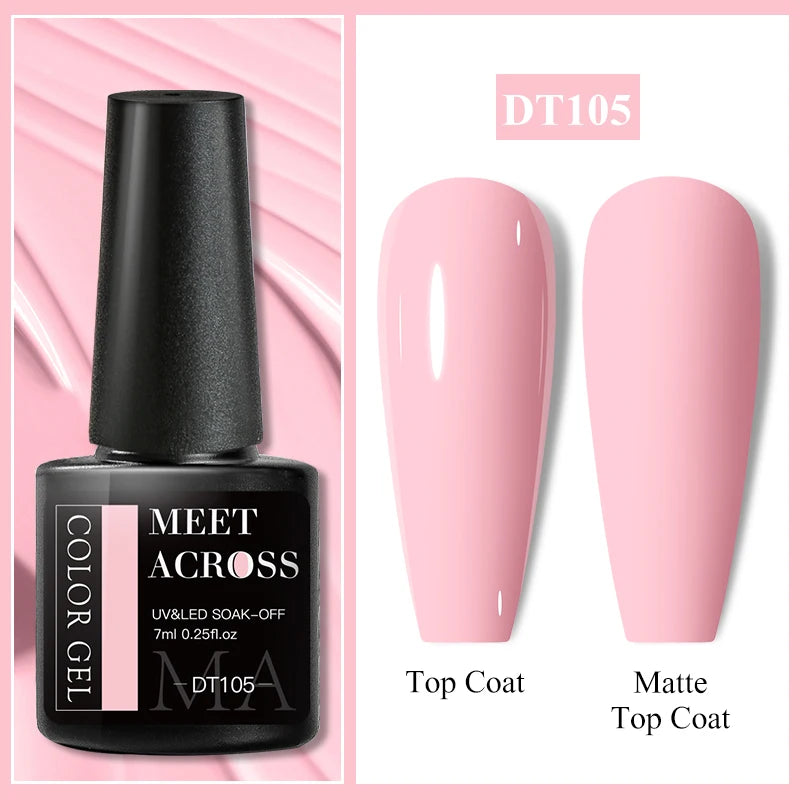 MEET ACROSS 7ml Wine Red French Gel Polish