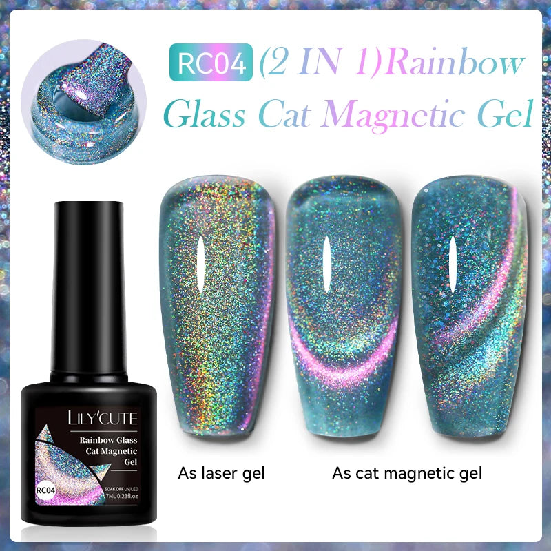 LILYCUTE 5ml Metallic Painting Liner Gel - Gold Silver Nail Art
