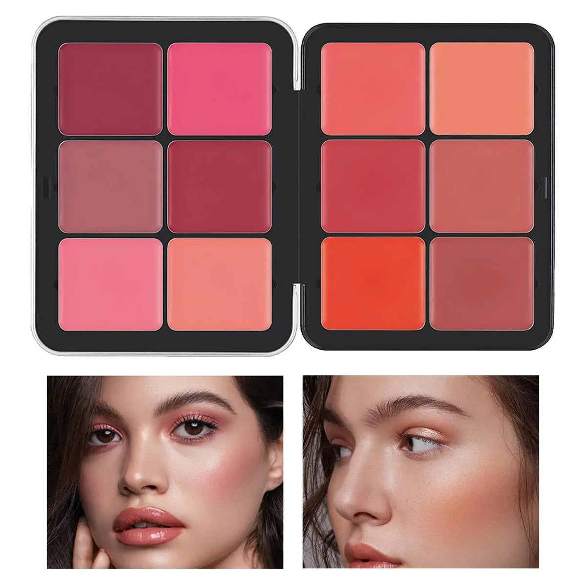 12-Color Blush Concealer and Contour Cream Set